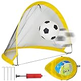 Pop Up Fußballtor, selbstaufstellende Fußballtor Fussballtore für Garten Kinder Faltbare Fußballtore 68 x 39x 33 cm Automatik Fussball-Torwand Fußball trainingsset Fußballtraining für Fußballliebhabe