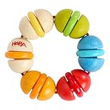 HABA Greifling Kullerbunt – buntes Holz-Spielzeug für Babys ab 6 Monaten, 6,5 cm – Greifspielzeug zur Entwicklungsförderung, Geschenk zur Geburt – 2012261001