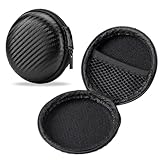 HABNI Mini Kopfhörer Tasche, Extra Klein Case Tasche Für Tragbare Mp3, Ipod Nano, Schlüssel, U Festplatte(Schwarz)