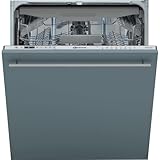 Bauknecht BCIC 3T333 PFE Vollintegrierbarer Geschirrspüler 60 cm / 14 Maßgedecke / 7 Standardprogramme und 1 Sensorprogramm/PowerClean/ActiveDry/Besteckschublade/MultiZone /Vollwasserschutz Silber