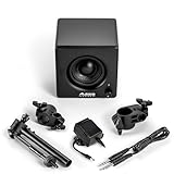 Alesis Nitro Amp 70W 3-Zoll kompakter E Schlagzeug Monitor Lautsprecher für Proben und Unterricht, Rack-montierbar, inklusive Klemmen