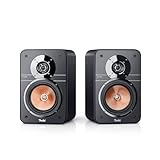 Teufel Ultima 20 - HiFi-Regallautsprecher, Kompakt & Leistungstark, Phase-Plug, Präziser Sound, 2-Wege-System, Bassreflex-Aufbau (Schwarz)