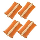 VILLFUL 4 Stück Doppelseitiger Schuppen und Läusekamm aus Bambus Feinzinkig Ergonomisch Tierhaarpflegekamm für Hunde und Erwachsene zur Kopfhautreinigung und Fellentwirrung