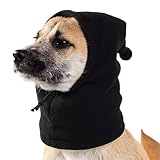 Fukamou Leise Ohren Für Hunde, Wintermütze Mit Ohrenschutz Für Hunde | Lärmschutz-Hundemützen Für Den Winter | Dicker Und Warmer- Wintermützen-Hundeohrschutz Zum Wandern Und Camping