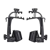 Fafeicy 2 Stück Drum Rim Clamp Mikrofonhalter aus Kunststoff, Verstellbares Design für Mikrofone mit 18–28 Mm Durchmesser, Ideal für Musiker und Schlagzeugspieler