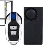 Auto-Vibrationsalarm - Auto-Alarmanlage | 110 dB laute Autosicherheit mit kabelloser Fernbedienung, einstellbare Lautstärke, Motorrad-Diebstahlschutz, langlebige Batterie, Anhänger-Lufthupe für