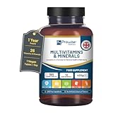 A-Z Multivitamine & Mineralien I 365 vegane Tabletten I 26 essentielle aktive Vitamine, Mineralien und Mikronährstoffe für Männer und Frauen I UK Hergestellt von Prowise Healthcare
