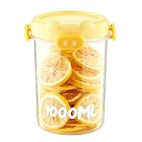 Mehldose | 1000 ml luftdichte Küchenhelfer in Lebensmittelqualität mit Deckel, Vorratsbehälter für Getreide, Getreide, Backpulver, Chips, Bohnen,