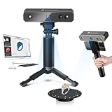 MINI 3D-Scanner, 0,02 mm Genauigkeit Hochpräziser 3D-Scanner, Binokulares Blaues Licht, 10 fps Scangeschwindigkeit für kleine Objekte, Schmuck, Miniaturmodelle, Zahnabdrücke, 3D-Modellierung
