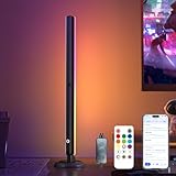 Sailsco Smart LED Lightbar,RGBIC TV Hintergrundbeleuchtung Funktioniert mit Alexa/Google Assistant/Smart Life App,WiFi Chasing Gaming Lampe Funktioniert Ambient Smart Sync mit Musik für Gaming Deko,PC