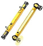 Arbeitsleuchte 3000LM, Werkstattlampe led, Motorraumleuchte mit Magnet＆Haken, 3 farbtemperaturmodi, 5200mAh USB-C-Schnellladen Geeignet für Autoreparatur/Camping/Garagenplatzbeleuchtung Gelb