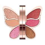 Augen-Make-up Palette, Lidschatten-Palette, Make-up-Palette | Einzigartige Formen Make-up Lidschatten in 6 Farben | Matte Schimmer Make-up für wasserdichte Augen Kosmetik