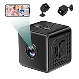 cyi Mini Tragbar Videokamera 2.4G WiFi, Kleine Kamera HD 1080P mit Bewegungserkennung, Klein Kabellos Videorekorder mit Loop Aufzeichnung & Cloud-Speicher Ideal für Garagen, Büros, Lagerhallen usw.