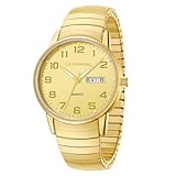 Timever Herren Armbanduhr Quarzuhr Analog mit Edelstahl Zugarmband,Datum,großen Ziffern Leicht ablesbares Zifferblatt,Geschenk für Mann und Freund