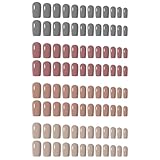 96pcs Elegant Matte Ballett Mitte Full Cover Künstliche Dekoration Set Kunst Zubehör Full Cover Künstliche Nägel