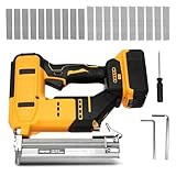 Agrdeed Akku Nagelpistole Set Kompatibel, 18GA 2 in 1 Bürstenlose Klammerpistole, Nagelpistole Elektrotacker mit 2000 Nägeln und 2 Schraubenschlüssel für Holzverarbeitung(Ohne Akku)