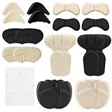 Fersenschutz Schuheinlagen Fersenpolster Fersenkissen für Schuhe, 10 Paar Selbstklebende Antirutsch Fersenpolster für zu große Schuhe & Stiefel, Fersenschoner Reparatur Pads für Damen Herren