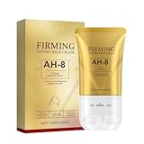 AH-8 Firming Neck Cream, Hals und Dekollete Creme mit Hexapeptide, AH-8 Hals Straffende Cremes Roller zur Reduzierung von Falten, Feuchtigkeitsspendend, Tightening