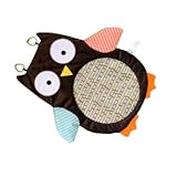 CONGARTENO Krabbelmatte Eule Weich rutschfest mit Druckmotiv Atmungsaktiv und Druckentlastend Fördert Muskelstärkung und Gesunde Entwicklung Geeignet für Wohn Schlafzimmer