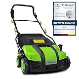 BRAST® Elektro Vertikutierer 1500-2000 Watt 32-40cm Arbeitsbreite großer Fangkorb viele Modelle für kleine bis sehr große Rasenflächen BRE-RV-4000