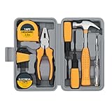 Komplettes Haushaltswerkzeug Inklusive Sechskantschlüssel Schraubendreher Und Zange Komfortable Griffe Kompakter Aufbewahrungskoffer Professionelles Handwerkzeug