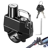 Motorradhelmschloss - Scooter -Helmschlösser Mit 2 Tasten - Anti -Diebstahl -Schloss Hochleistungs, Motorrad -Helmezubehör, Helme Lock