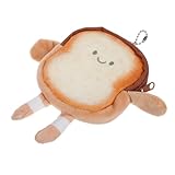 WOFASHPURET Cartoon-Toast-geldbörse Neuartige Geldbörse Lustige Geldbörse Lustige Brieftaschen Geldbörse Für Mädchen Geldbeutel Für Kawaii-geldbörse Geldbörsen Portemonnaie Stoff