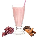 Glühwein Eiweißpulver Milch Proteinpulver Whey Protein Eiweiß L-Carnitin angereichert Eiweißkonzentrat für Proteinshakes Eiweißshakes Aspartamfrei (1 kg)