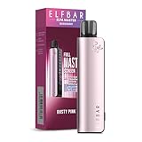 ELFBAR ELFA MASTER - Elfbar Pod System - Basisgerät und Pod - In verschiedenen Farben - ohne Liquid, ohne Nikotin + Freshisha Sticker (Dusty Pink)