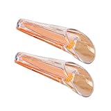 VANZACK 2 Stück Messbecher aus Transparentem Kunststoff mit Verschlussclip Präzises Trockenhefemessgerät Kompakter Küchenhelfer für Backanwendungen