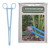 Schneckenzange - zum einfachen und harmlosen Entfernen von Schnecken aus Ihren Gartenpflanzen