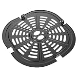 GARIOUANS Edelstahl Air Fryer Grillpfanne Ersatzplatte Wiederverwendbar Antihaftbeschichtet Leicht zu Reinigen Langlebiges Zubehör für Heißluftfritteuse Gesundes Kochen ohne Bruchrisiko