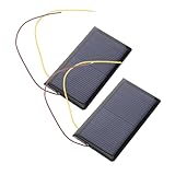 Yardwe 2 Stück Sonnenkollektor tragbares solarpanel solar die für Mini-Solarpanel-Produkte auf dem Deutschen Markt extrahiert wurden Solarzelle DIY Solarpanel klein Polysilizium