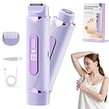 Bikini Trimmer 2025 Neuestes Modell 2-in-1 bikini trimmer damen intimbereich, Wiederaufladbarer Tragbarer Wasserdichter Schmerzfreier Rasierer, bikini skin trimmer, Für den ganzen Körper.