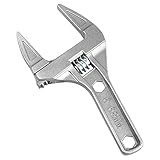 Elezenioc Schraubenschlüssel 6–68mm Verstellbar Rollgabelschlüssel Einmaulschlüssel Rohrzange aus Aluminiumlegierung 20CM Länge