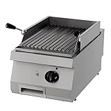 Maxima Gastro Premium Lavasteingrill - Einzeleinheit - 90 cm Tief - Gas