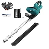 Akku-Heckenschere für Makita 18V Batterien,51 cm Schnittlänge, 20 mm Zahnabstand, Elektrische Heckenschneider mit ergonomischem Griff und Anschlagschutz, ohne Akku und Ladegerät