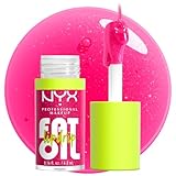 Nyx Professional Makeup Feuchtigkeitsspendender Lipgloss, Intensiver Glanz und bis zu 12 Stunden Pflege, Mit dickem Applikator und nährenden Ölen, Fat Oil Lip Drip, Farbe: Supermodel, 1 Stück
