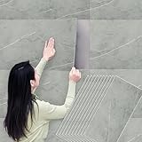 Tarwanear 10 Stück Fliesenaufkleber Küche Klebefliesen Bad Marmor 60x30cm Grau Küchenrückwand Selbstklebend,Selbstklebende Fliesen Wandpaneele für Badezimmer Schlafzimmer Wohnzimmer