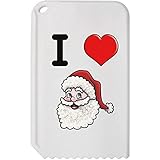 Azeeda 'I Love Santa Claus' Kunststoff-Eiskratzer (IC00027215)