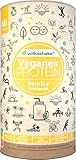 Veganes Protein cremige Vanille | 1000g | 12 pflanzliche Proteinquellen | Ohne Sucralose | Ohne Soja & Gluten | Premiumqualität vom Bodensee | Made in Germany