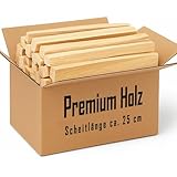 SOUK ONE Premium Anzündholz 5 kg / 10 kg / 15 kg / 20 kg - Ofenfertig getrocknetes Anmachholz aus Kiefer & Fichte – 100% Naturprodukt Kaminholz, Grillholz Anfeuerholz Kamin, Ofen Feuerschale (20kg)