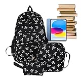 Rucksack Für Frauen,Laptop Rucksack Mit Schleifen-Detail - Süß Geräumig Leicht Alltag Freizeit Uni Beruf Reisen Sport