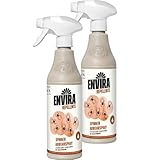 Envira Spinnen Abwehrspray 2 x 500 ml - Spray mit Langzeitwirkung gegen Spinnen, Winkelspinnen, Kreuzspinnen, Weberknecht - Mittel gegen Spinnen in der Wohnung - Effektive Spinnenabwehr (PT19)