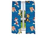 Franco Kinderzimmer-Fenstervorhänge-Set, 208,3 x 160 cm, Paw Patrol