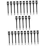 minkissy 25 Stück Teiliges Reinigungsbürsten Multifunktionale Kunststoffbürsten für Elektrorasierer Tastaturen Elektronik Staubentfernend Antistatisch Kompakt für Zuhause und Reise