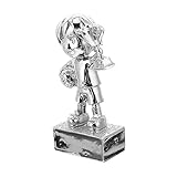 Kisangel Trophäe Spiel Fußball Auszeichnungen Dekorationen Figur Medaillenaufhänger Fußballmedaille Vergeben FA Fußballkarten Fußballpokal Medaillenanzeige Souvenirs Silver Kunstharz