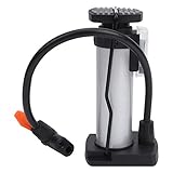 CHICIRIS Fahrradpumpe aus Aluminiumlegierung, Leichter Tragbarer Fußfüller mit Mehrzweckdüsen für Fahrräder und Bälle
