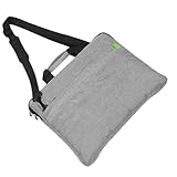 Homoyoyo Computerpaket mit großer Kapazität Tablet-Hüllen Laptop -Tasche Schulter-Arbeitstasche Laptop-Schultertasche Büro-Einkaufstasche Laptoptasche Computertasche Oxford -Stoff Grau