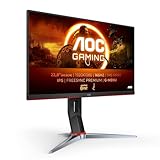 AOC Gaming 24G2SP - 24 Zoll FHD Monitor, 165 Hz, 1 ms, FreeSync Premium (1920x1080, VGA, HDMI, DisplayPort) schwarz/rot